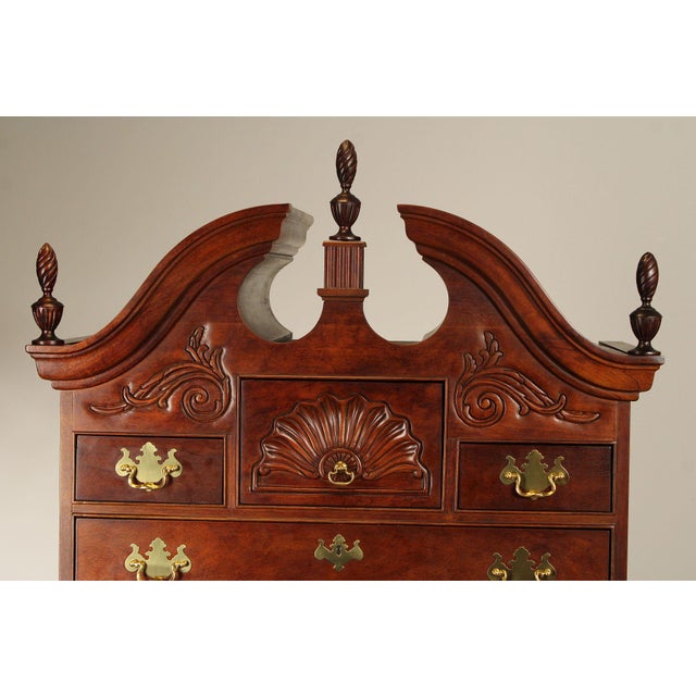 Thomasville 'The Mahogany Collection' Queen Anne Style Highboy For Sale - Image 10 of 12