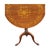 1920s Mahogany Inlaid Tilt-Top Table – Queen Anne Style Pedestal Center Table For Sale - Image 9 of 11