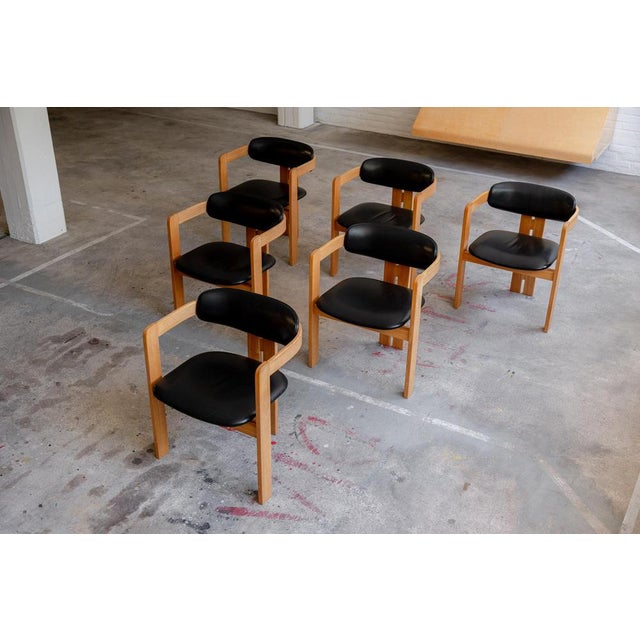 Italian Dining Chairs, 1970s, Set of 6, in Very Good conditions. Designed 1970 to 1979 I have official proof of...