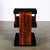 Art Deco Machine Age Three-Tier Black Lacquer & Walnut Side Table For Sale - Image 11 of 14