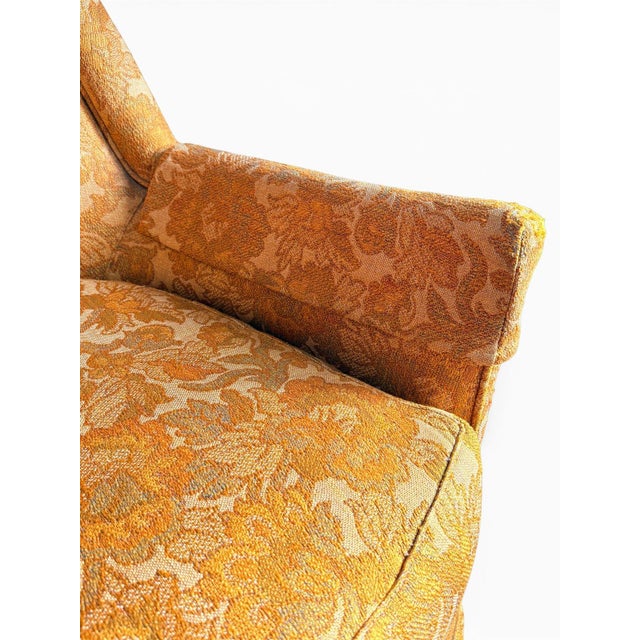 Textile Pair of Selig Mid Century Modern Swivel Lounge Chairs, 1960s For Sale - Image 7 of 15