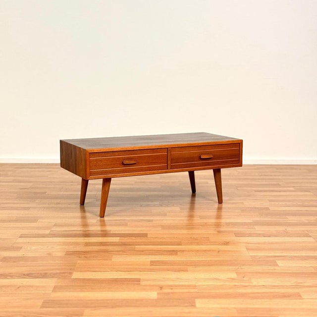 Side Table in Teak and Walnut, Denmark, 1950s-1960s For Sale - Image 11 of 11