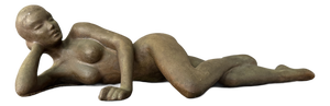 George Zaro Tudzarov, Female Nude, 1996, Raku Ceramic