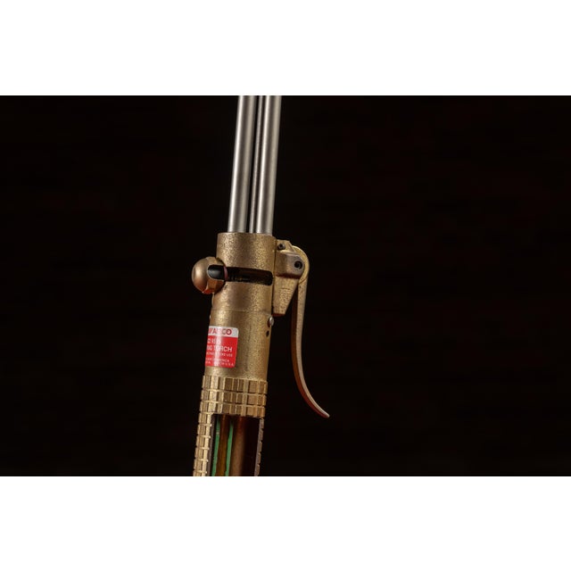 Metal Vintage Oxy-Fuel Cutting Torch Demonstrator by Harris Calorific For Sale - Image 7 of 9
