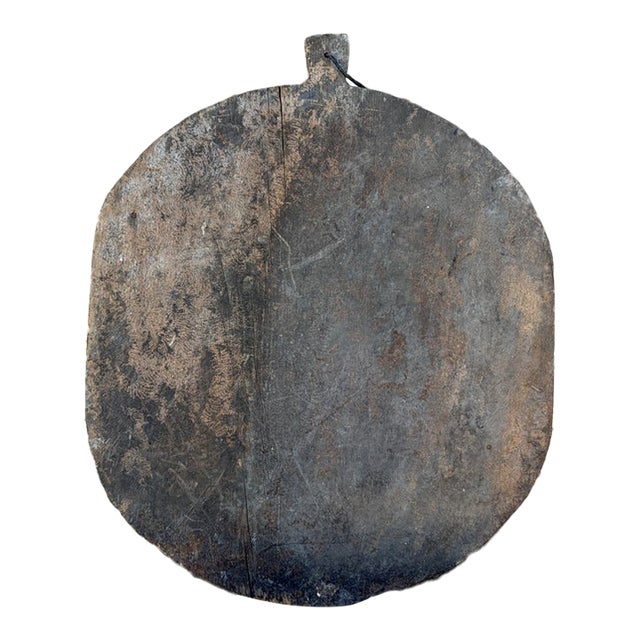 Late 19th Century French Country Rustic Wooden Bread Board For Sale