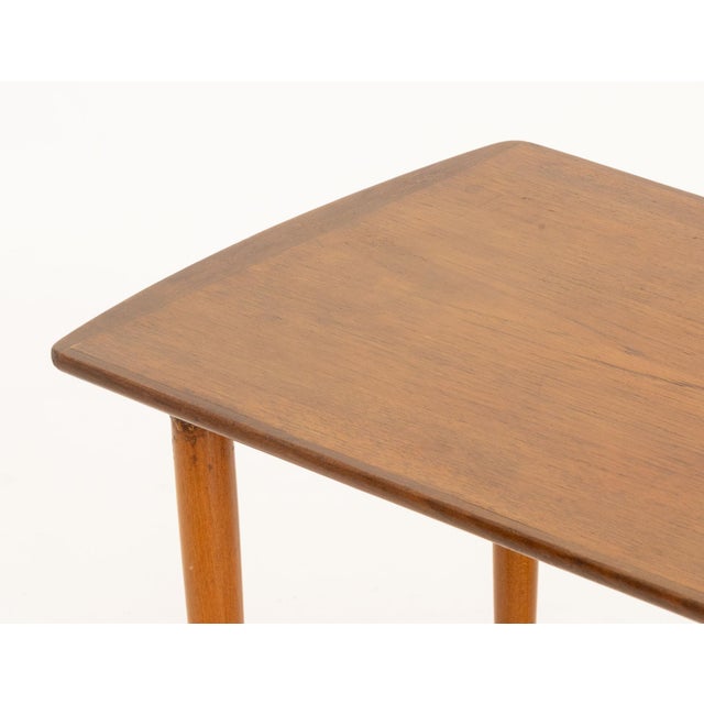 Wood Modern Walnut Nesting Tables, 3 For Sale - Image 7 of 9