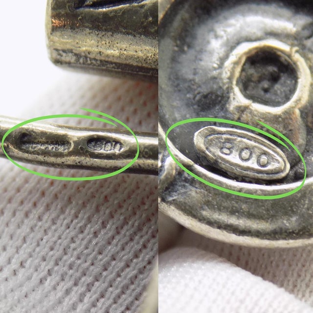 Vintage Italian Handmade Silver Oil Lamp Figurine, 1970s For Sale - Image 6 of 10