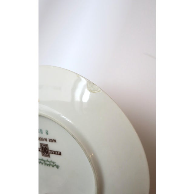 Porcelain Small Plates, French Modernism, Designer Jean Luce, Set of 4 For Sale - Image 9 of 9