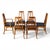 Mid-Century Modern Young Manufacturing Vintage Mid Century Modern Set of 6 Tapered Ladder Back Dining Chairs For Sale - Image 3 of 8