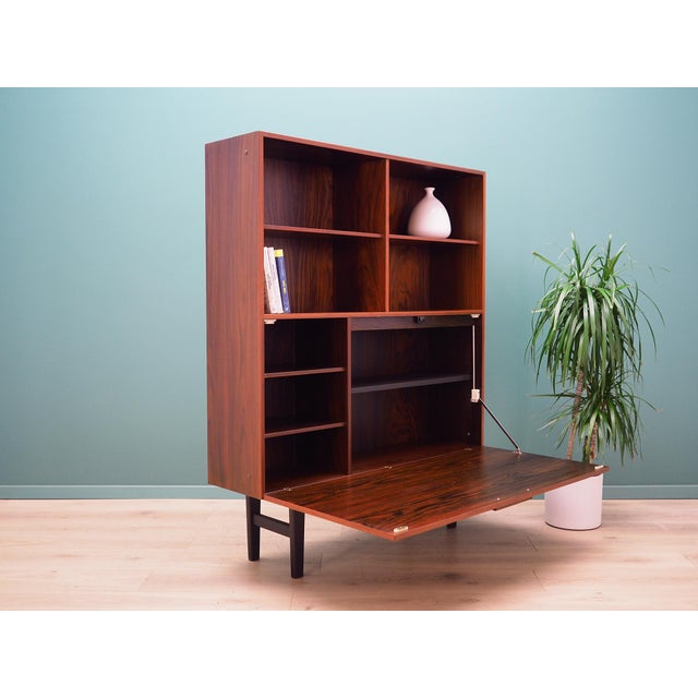 Danish Rosewood Bookcase by Ib Kofod-Larsen for Faarup Møbelfabrik, 1970s For Sale - Image 3 of 12