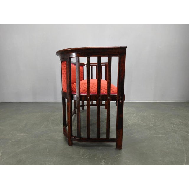 Vienna Secession Art Deco Beech Sofa by Josef Hoffmann, 1920s For Sale - Image 9 of 13