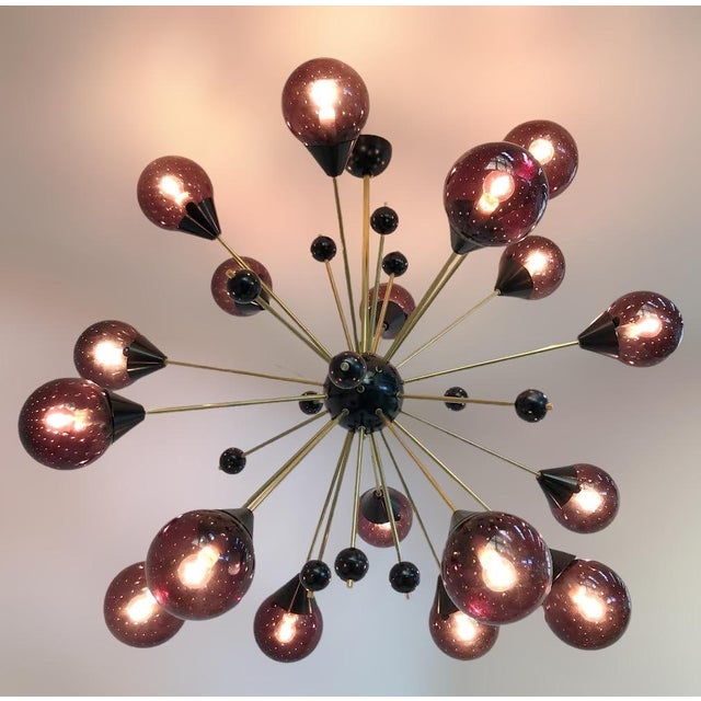 Not Yet Made - Made To Order 21st Century Murano Nebula Sputnik Chandelier by Fabio LTD For Sale - Image 5 of 7
