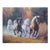 Sean Wu Original Oil Painting of Wild Horses For Sale