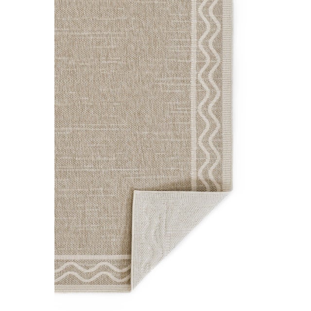 Gray Erin Gates by Momeni Saybrook Ripple Grey Indoor/Outdoor Area Rug 2'7" X 7'6" Runner For Sale - Image 8 of 12