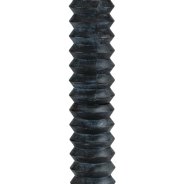 Coastal Living Accordion Floor Lamp in Ebony For Sale In Detroit - Image 6 of 9