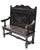 Renaissance Revival Italian Hall Bench Settle in Carved Walnut, 1880 For Sale - Image 6 of 8