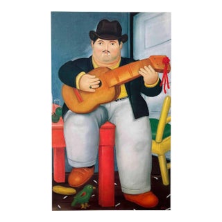 Fernando Botero 25 Guitarist 1983 For Sale