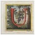 Luigi Vanvitelli, Letter of the Alphabet: U, Etching, 18th Century For Sale