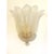 Venetian Transparent Graniglia Leaf Murano Glass Wall Sconces by Simoeng, Set of 2 For Sale - Image 4 of 12