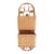 Bentwood Woven Cane Wicker Wall Pocket For Sale