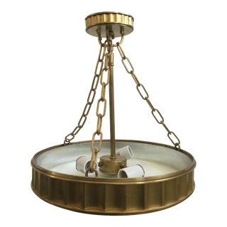 Contemporary Sunset Brass Pendant For Sale