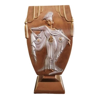Art Deco Elegant Ladies Vase Austin Productions For Sale
