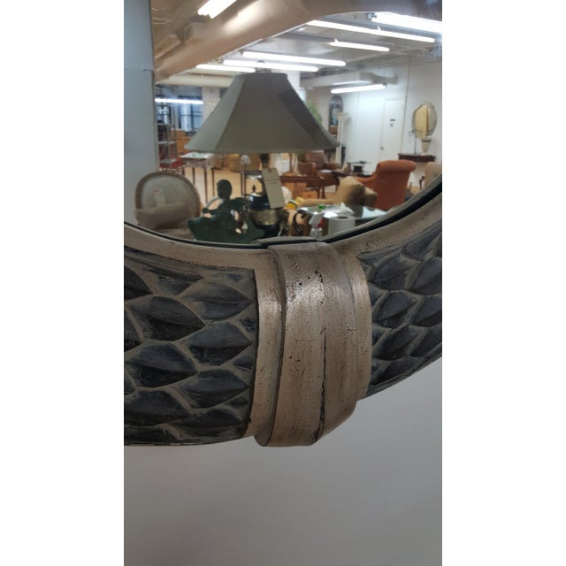 Fine Art Lamps Neoclassical Art Snake Skin Design Frame For Sale - Image 4 of 9