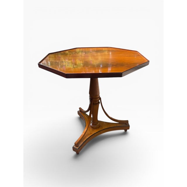 French Pair of Continental Biedermeier-Style Side Tables For Sale - Image 3 of 15