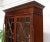 Tall Narrow English Turn of Century Mahogany Georgian Secretary Beveled Glass For Sale - Image 6 of 13