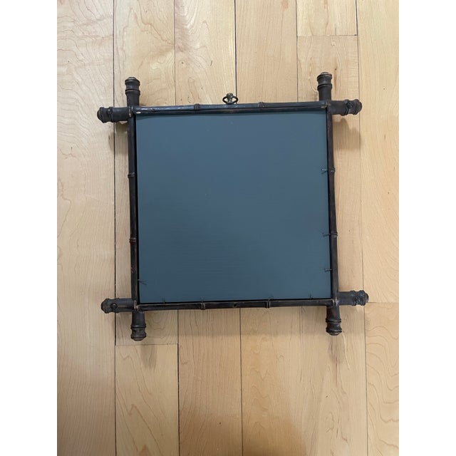 Brown Asian Style Trifold Mirror For Sale - Image 8 of 8