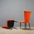 Orange Dining Chairs, 1980s, Set of 8 For Sale - Image 9 of 10