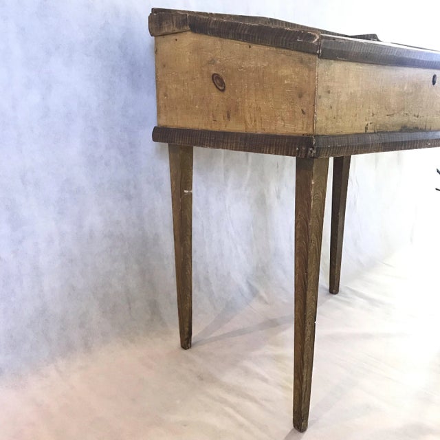 American 19th Century Slant Lid Clerk's Desk For Sale - Image 3 of 6