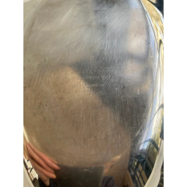 Wilcox Silver Plate Co. Vintage Webster & Wilcox Silver Plate Bread Tray For Sale - Image 4 of 6