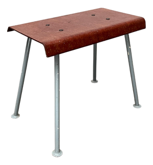 Mid-Century Minimalist Pagwood Stool, 1960s