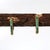 Classical Roman Zambian Emerald Huggies in Solid 14k Yellow Gold | Rd 10mm | Latch Back- Set of 2 For Sale - Image 3 of 6