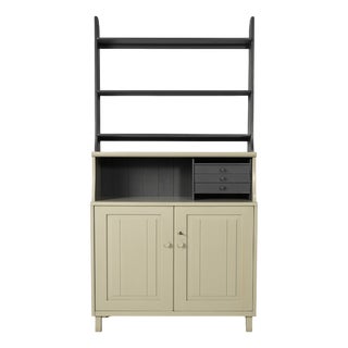 Visingsö Cabinet with Open Shelves by Carl Malmsten for Svensk Fur, 1950s For Sale