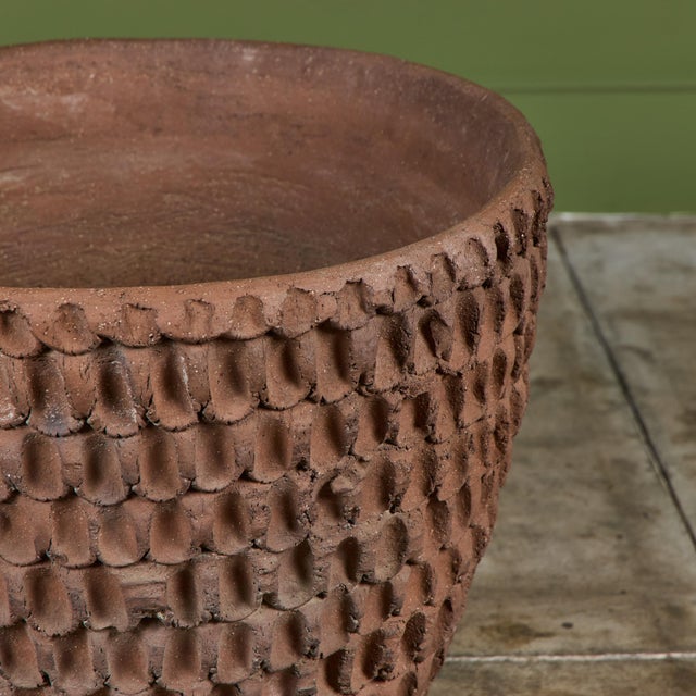 Mid-Century Modern Stan Bitters Thumbprint Planter for Hans Sumpf For Sale - Image 3 of 11