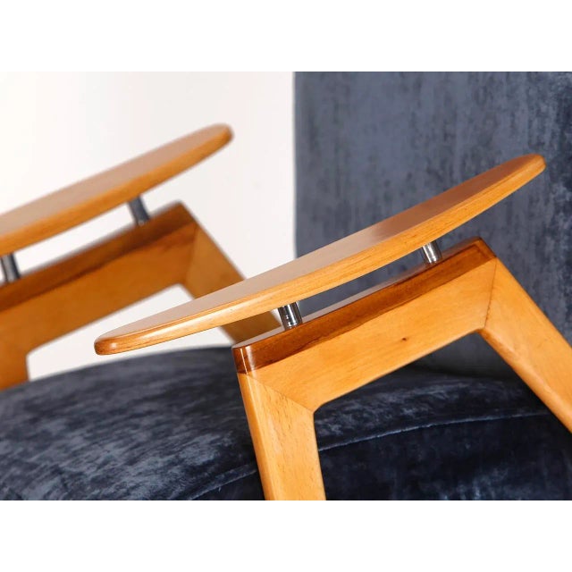 Mid-Century Modern Vintage Lounge Chair by Jaroslav Smidek for Jitona, 1960s For Sale - Image 3 of 9