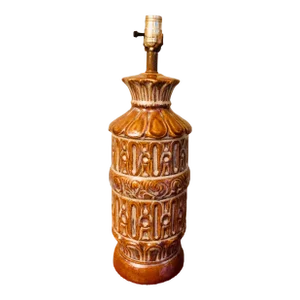 Vintage Glazed Ceramic Lamp