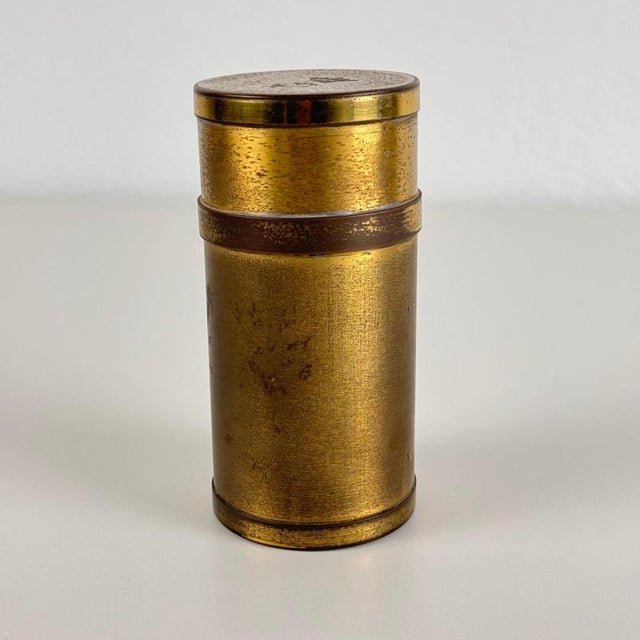 Small Round Brass Box by Gabriella Crespi, 1960s For Sale - Image 11 of 13