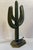 Mid-Century Modern Mid 20th Century Brass Saguaro Cactus and Roadrunner Statue For Sale - Image 3 of 9
