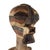 Unique and rare item! A standing Songye female power figure, known as Nkishi, exhibits a cylindrical neck, shoulders...