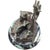 Metal Antique Bronze Fox & Rooster Sculpture For Sale - Image 7 of 9