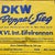 DKW Motorcycles Double Victory Eiffel Race Poster, 1953, in Very Good conditions. Designed 1950 to 1959