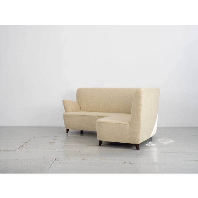 Asymmetrical Corner Sofas, Italy, 1940s, Set of 2 For Sale - Image 9 of 18