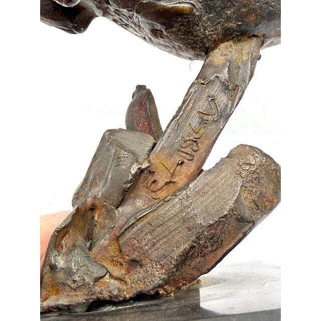 1950s Frank Eliscu Bronze of a Jumping Horse For Sale - Image 15 of 17