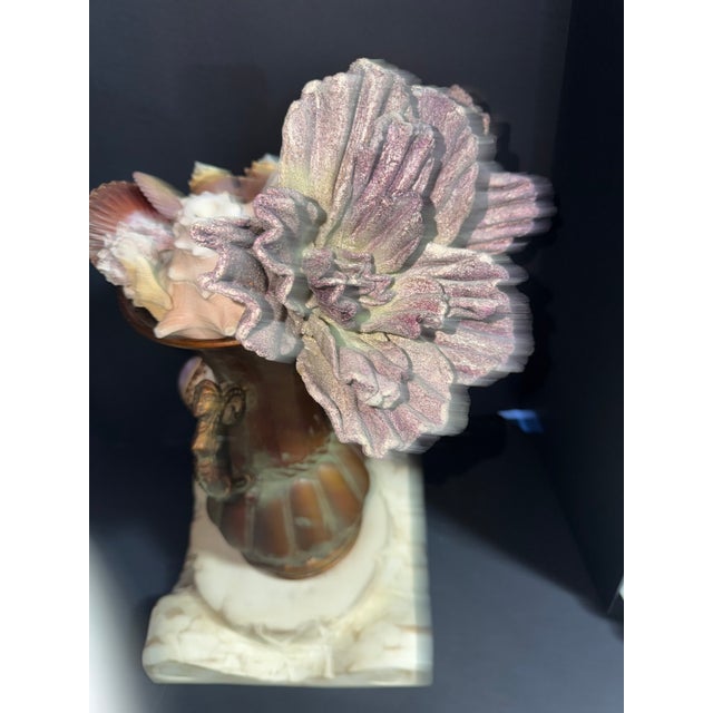 Purple Celestial Meets the Sea “Amphitrite’s Bouquet”-Coastal Art Sculpture For Sale - Image 8 of 11