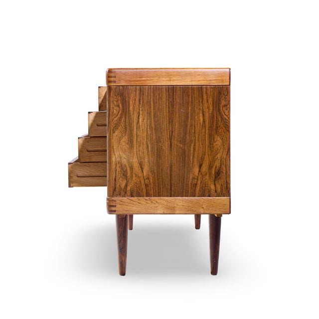 Mid 20th Century h.w. Klein for Bramin Mid Century Danish Rosewood Credenza For Sale - Image 5 of 5
