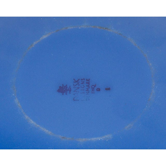 Mid 20th Century Jens Quistgaard Dansk Kobenstyle Blue Enamel Paella Pan For Sale - Image 5 of 8