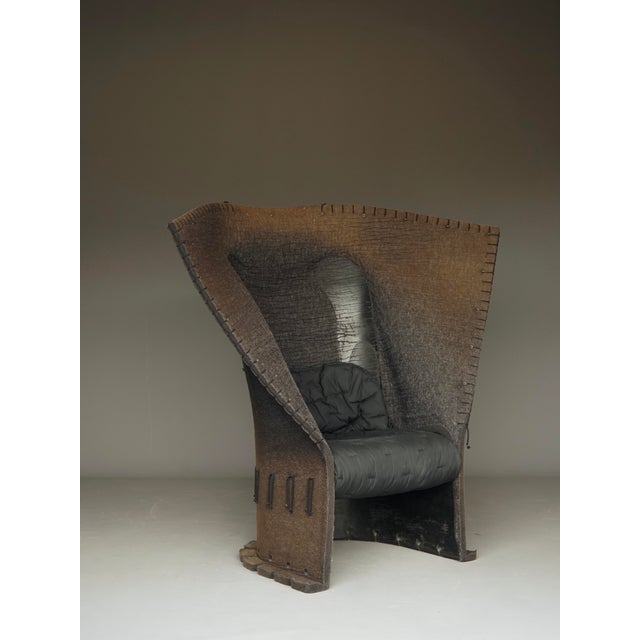 1980s Early Edition Feltri Chair by Gaetano Pesce for Cassina, 1980s For Sale - Image 5 of 18